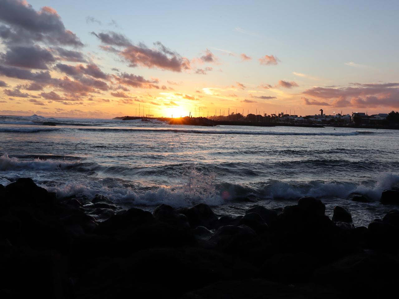 Coucher de soleil sur l’océan